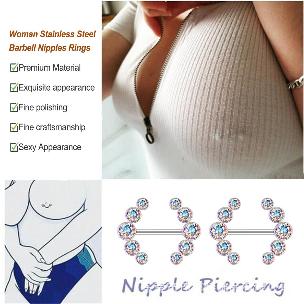 Nipples Ring Breast Ornament Exquisite Female Fashion Accessory Sexy Bodies Piercing Jewelry Simple Body Decor for Women
