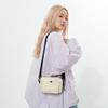Canvas bag women's summer new niche outdoor sports wind messenger bag high-end small square bag