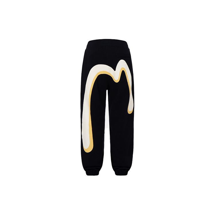 Evisu FW22 3D Large M Print Casual Pants Men bottoms Black 2EAHTM2SP326STCT