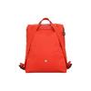 Longchamp Le Pliage Green 26 Foldable Snap Button Zipper Closure Recycled Polyamide Canvas Backpack Women backpack Bright-Red 1699919P83