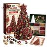 Unique Desk Accessories DIY Christmas Tree Beading Kit for Adults Beginners, Handmade 3D Ornament with Full Zero-based Material Tools And Plastic