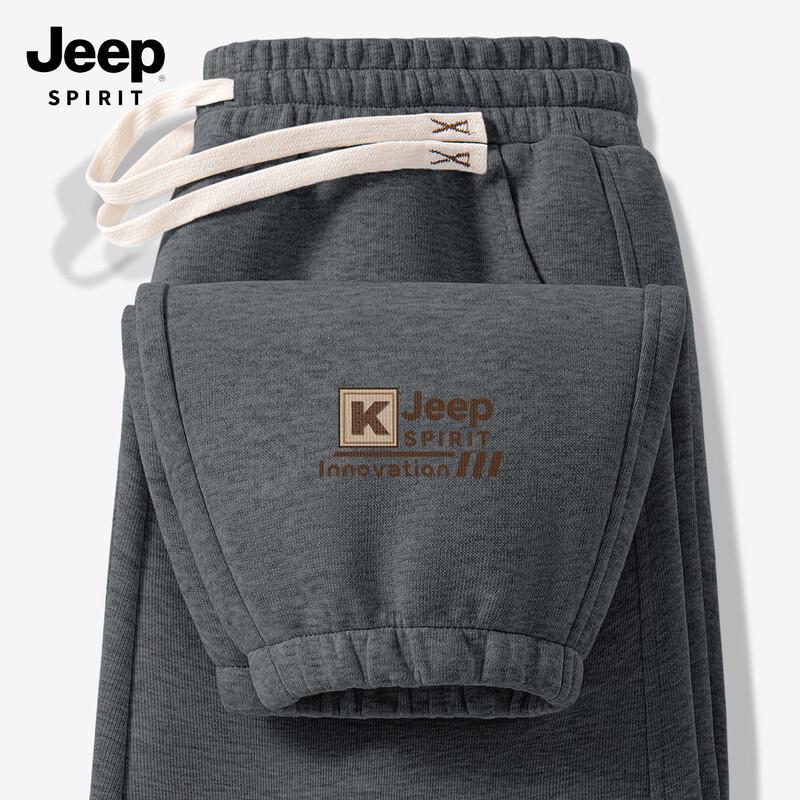 JEEP SPIRIT Men's 2025 Autumn Loose Fit Casual Sweatpants