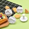 4Pcs 3D Car Plane Cookie Cutter Biscuit Mold Train Vehicle Transportation Baking Stamp Press Plunger Sugarcraft Fondant Cutters