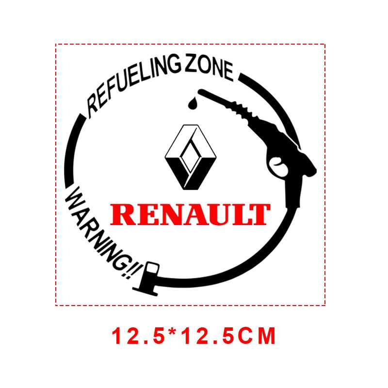 1 ks Nálepky na víčko palivové nádrže auta Vinylové módní dekorační nálepky Pro Renault Dacia Megane 3 2 4 CC Clio 4 Koleos Clio Laguna 2 3 Duster Logan