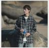 Men's 2023 Retro Japanese Plaid Loose Long Sleeve Shirt for Spring and Autumn