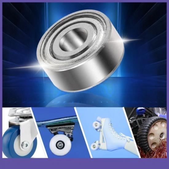 TWO 2x6x2.5mm Single Row Deep Groove Ball Bearings Universal Metal Shield