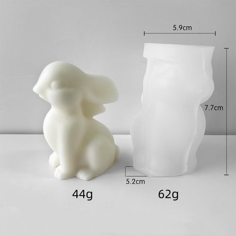 Craft Supplies Non-Stick Silicone Molds Bunny Molds Cute Easter Egg For Festive Celebrations Special Events Crafting