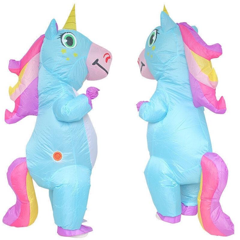 Inflatable Costume Unicorn Adult Halloween Party Cosplay Props Festival Dress