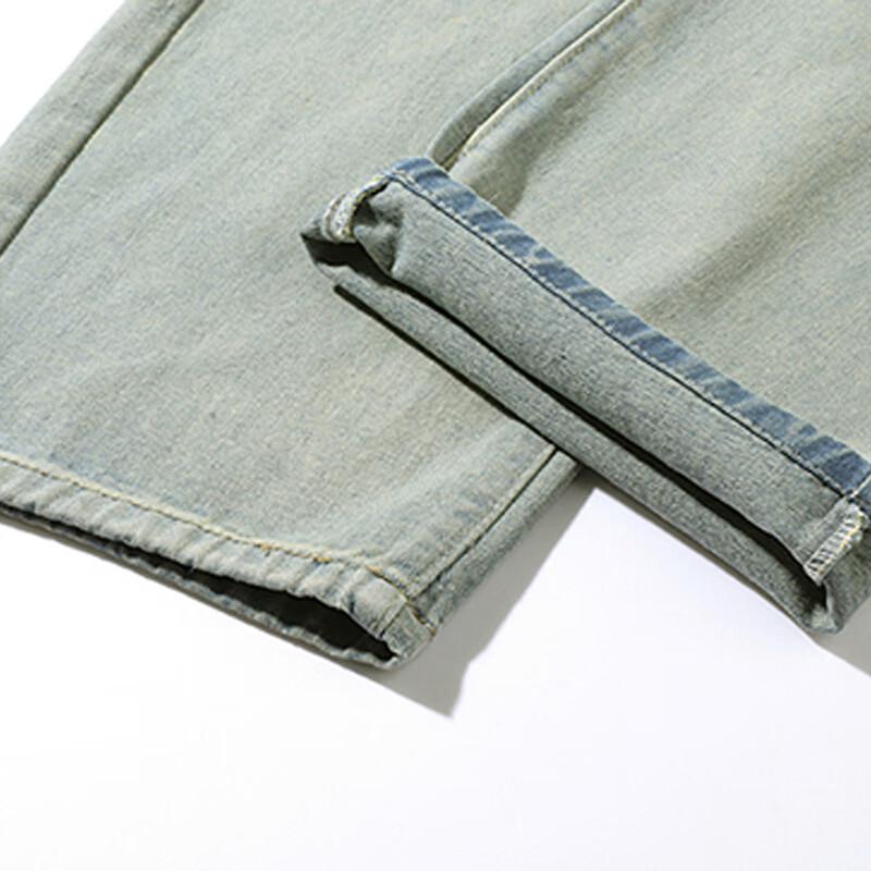 NASA MARVEL Men's Stretch Loose Straight-Leg Jeans