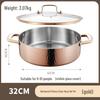 Ouluoti 32cm 3-Layer Stainless Steel Hotpot