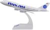 TANG DYNASTY 1/400 16cm B747 PAN AM Pan American Airways Alloy Plane Model Toy