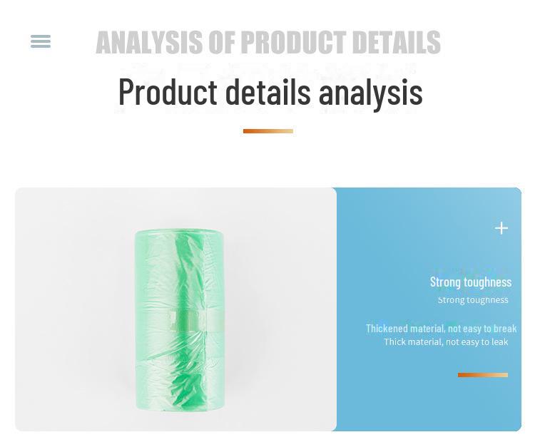 Pungi biodegradabile portabile pentru deșeuri canine