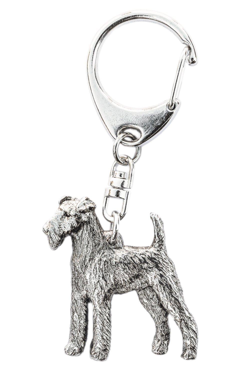 

Irish Terrier Made in England Art Dog Keychain Collection