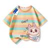 Каваи ЛАБУБУ Аниме 3D Принт Мультяшное Аниме Детская Футболка Летняя Футболка с Коротким Рукавом Футболка Топы для Девочки Мальчика