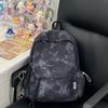 Schoolbag high value gradual change blue large capacity backpack high value student schoolbag junior high school girls high school travel backpack