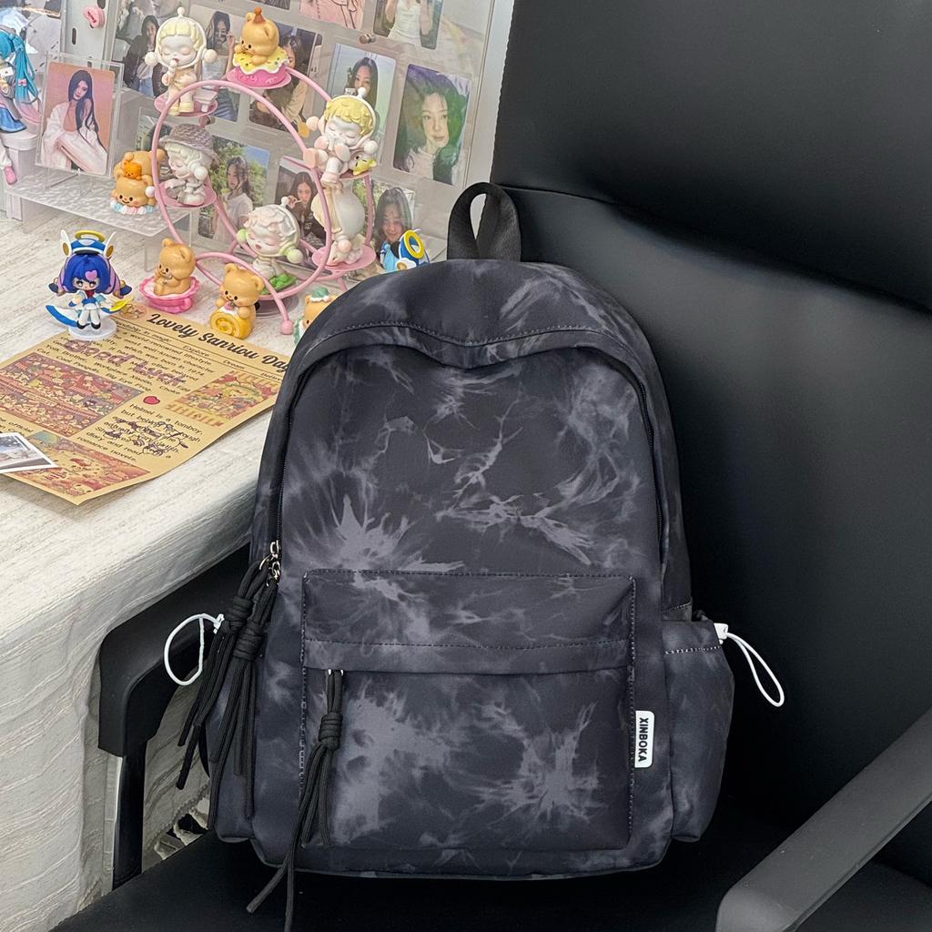 Schoolbag high value gradual change blue large capacity backpack high value student schoolbag junior high school girls high school travel backpack