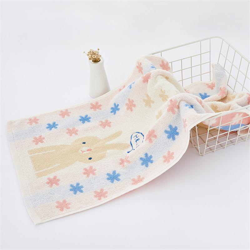 

Детские махровые полотенца для лица с мультяшными мордочками, 100% хлопок, 25*50 см, Высокое качество 25x50 cm