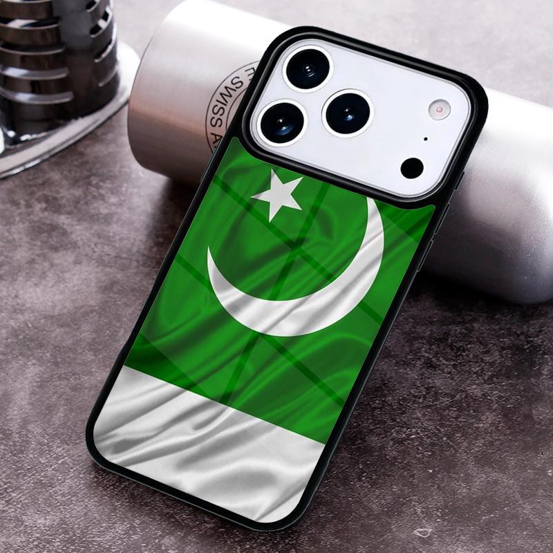 Pakistan Flag Soft Phone Case for iPhone 17 16 15 Pro Max Air 14 13 12 11 Plus Shockproof Capa Cover