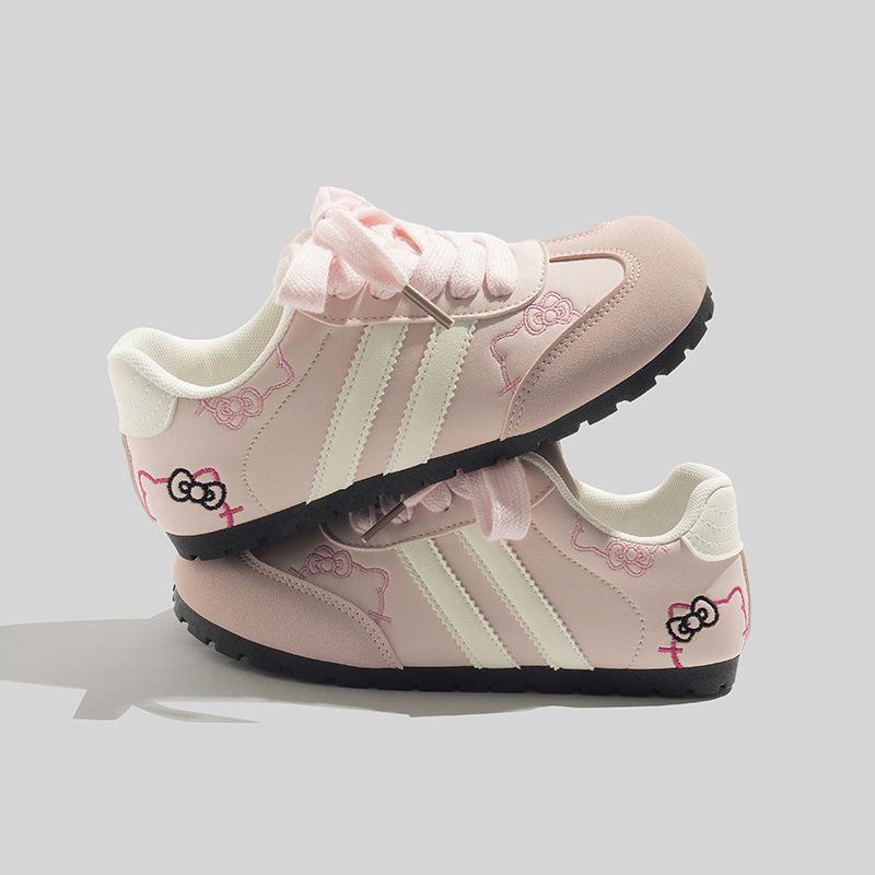 Belle Thin Baseplate Shoes Flat-soled German Training Shoes Lightweight Soft Sole Round Head Casual Shoes