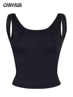 Damen Unifarben Ärmellos Mode Damen Weites Raglan Tanktop