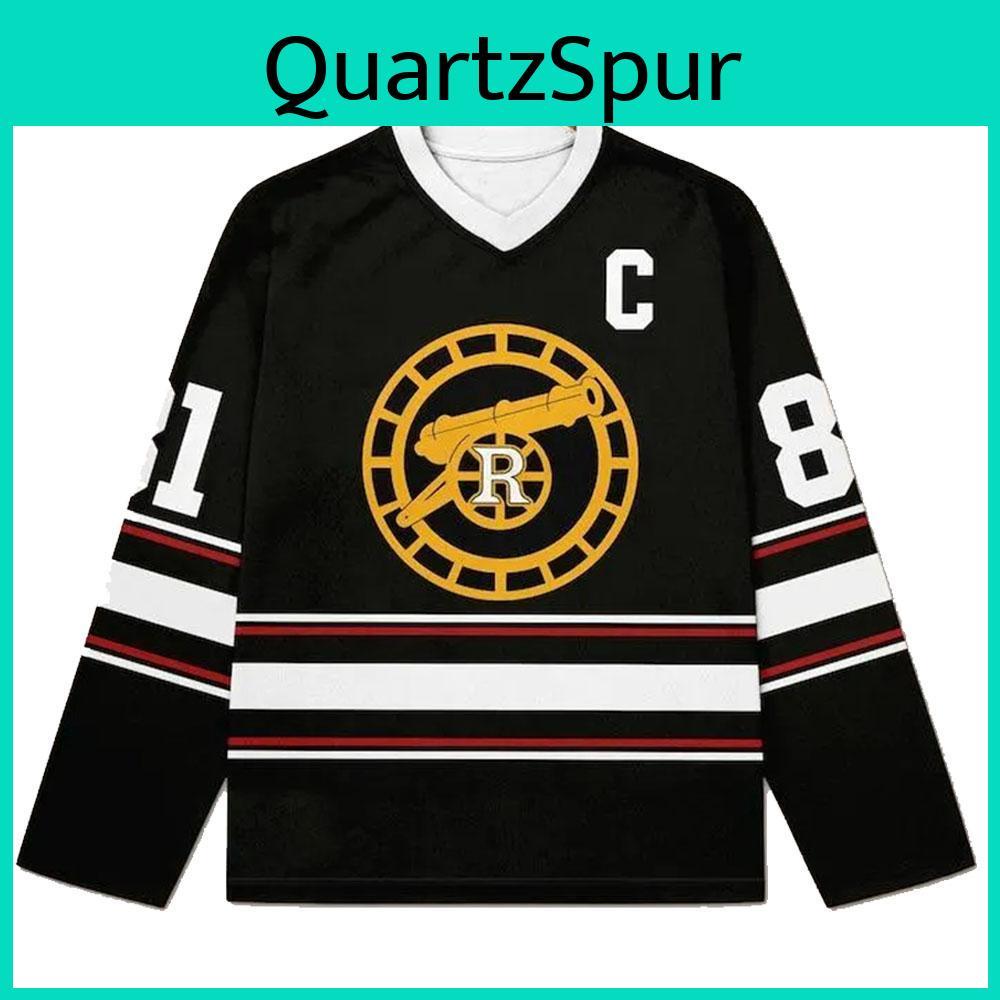 81 Llya Erhitzte Rivalität Rozanov Bos Raiders Trikot HerrenDamen Langarmshirts Locker Lässig Unisex Streetwear 3D Druck Shirts