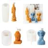 3D Buddhas Candle Silicone MoldNon Stick Easy To Demold for DIY Candle