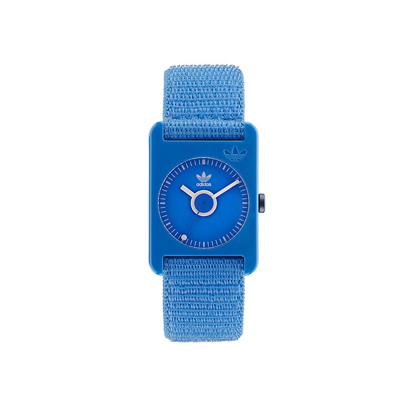 Adidas Originals Wrist Watch Quartz Movement Nylon Strap Blue Dial Unisex AOST225412I Blue