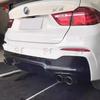 BMW X4 F26 Carbon Fiber 3D Rear Lip Diffuser Body Kit Accessory