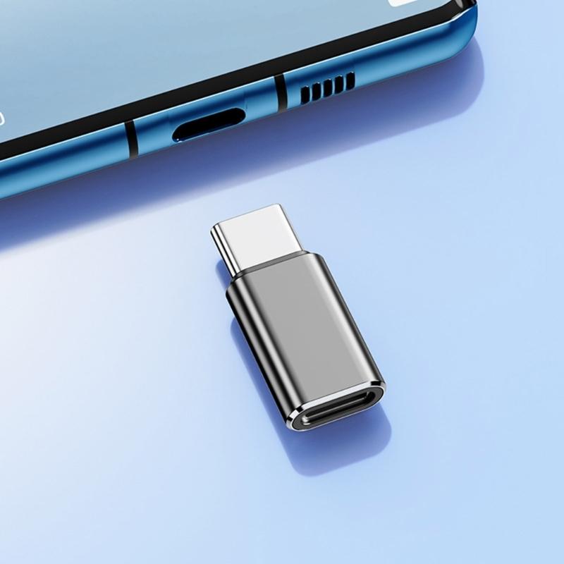 5Pcs USB C Adapter Aluminum For Phone 15/16 Plus Pad and Switches for Charging and Data Transfer