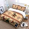 Dancers, drums, tribal patterns. Print Bedding Set 1 Duvet Cover 2 Pillowcases for Adult and Children Luxury Gift Full Size