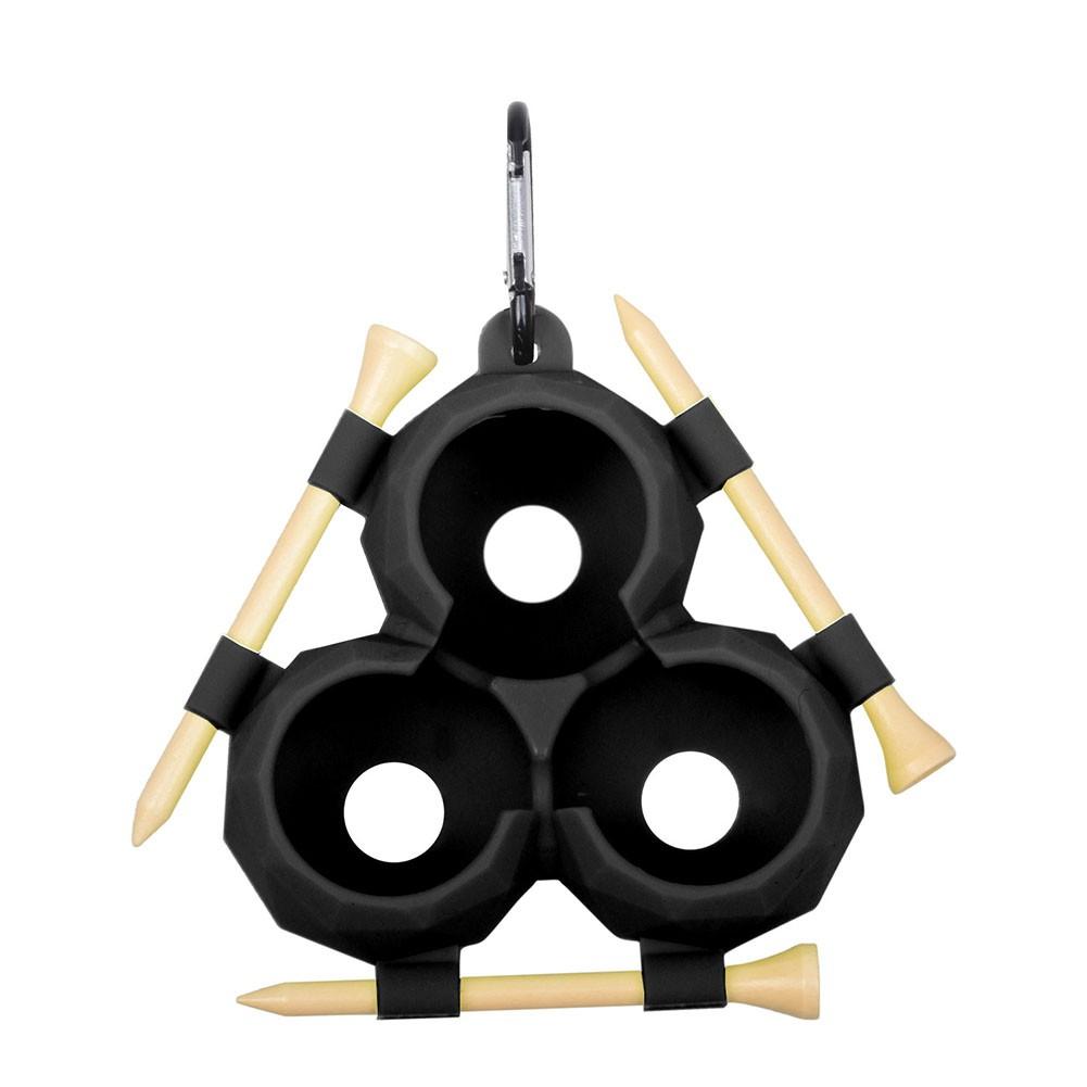 Compact Golf Ball Holder with Carabiner for Convenient Carrying and Protection
