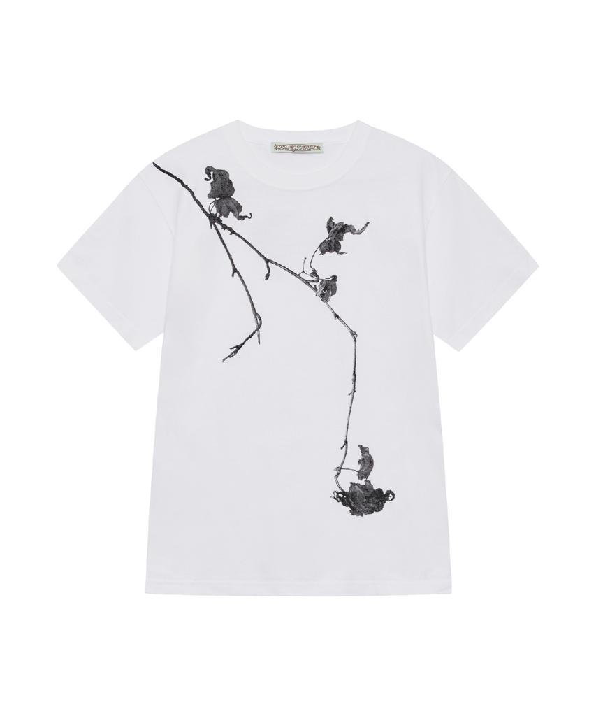 Peulaegeupam Foliage T-Shirt (White)