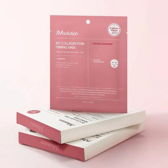JMSOLUTION Bio Collagen PDRN Firming Mask Pack 4 Sheets