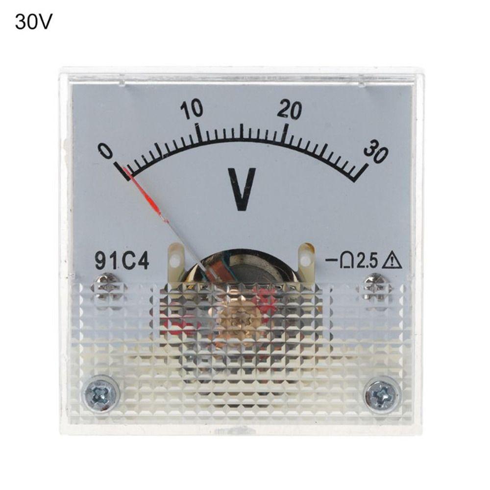 Pointer Type DC Voltmeter 91C4-V Analog Mechanics Plate table Measuring Tool Voltage Meter  Home