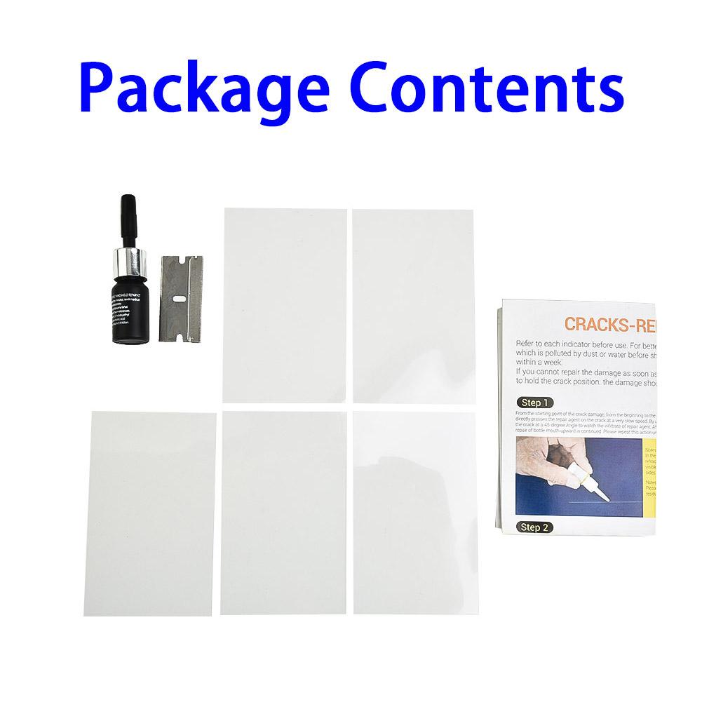 Car Windshield Windscreen Glass Repair Resin Kits Auto Vehicle Casement Fix Tools Car Windshield Cracked Repair Glue