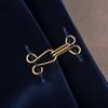Bronze Sewing Hooks Eyes Durable Metal Fur Coat Hook Fasteners Covered Hook Eye Closures  For Coats