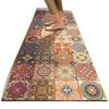 American Flower Tiles Diatom Mud Floor Mat Household Quick-drying Water Absorption Pad Dirt-resistant and Easy-to-clean Anti-slip Pad