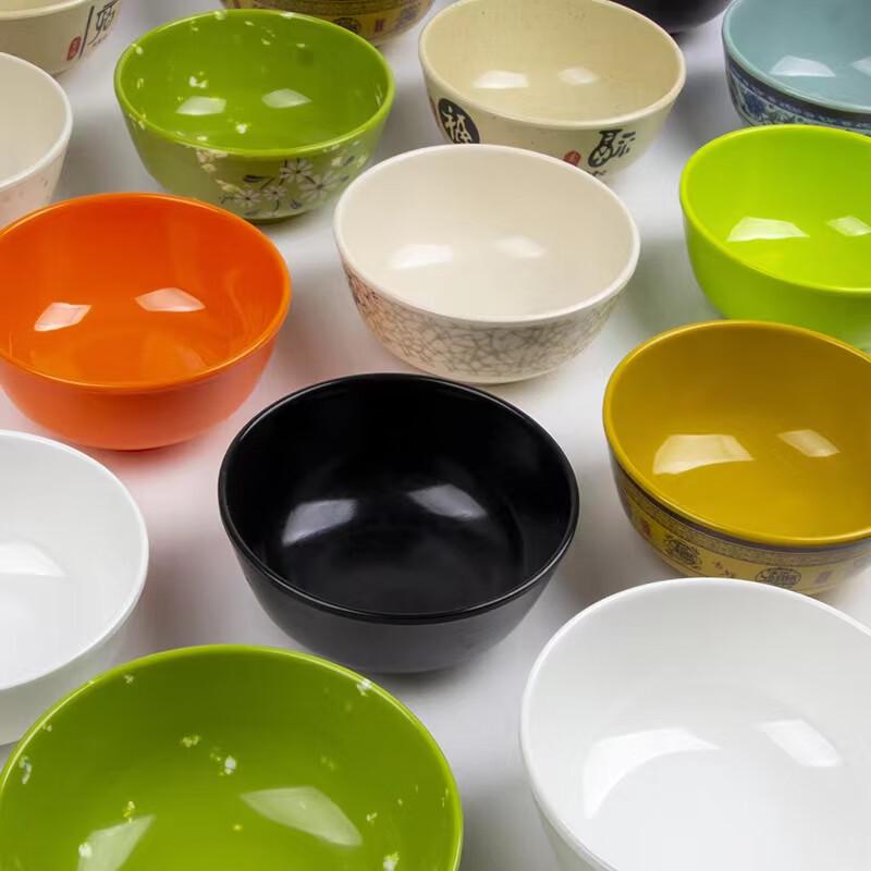 Sweetgrace A3 Commercial Thickened Melamine Rice & Soup Bowl