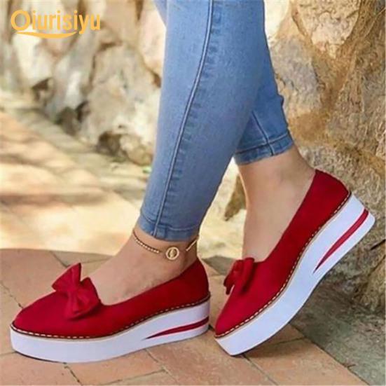 Womens Slipon Loafers Fashion Top Bowknot Casual Walking Shoes Womens Slipon Loafers Fashion Top Bowknot Casual Walking Shoes