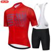 Cycling Jersey Set Men's Classic MTB Cycling Bib Shorts Kit Bike Clothes Breathable Bicycle Clothing Maillot