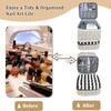 Adjustable Dividers Nail Polish Storage Bag Double-Layer Nail Kit Bag  Nail Stuff