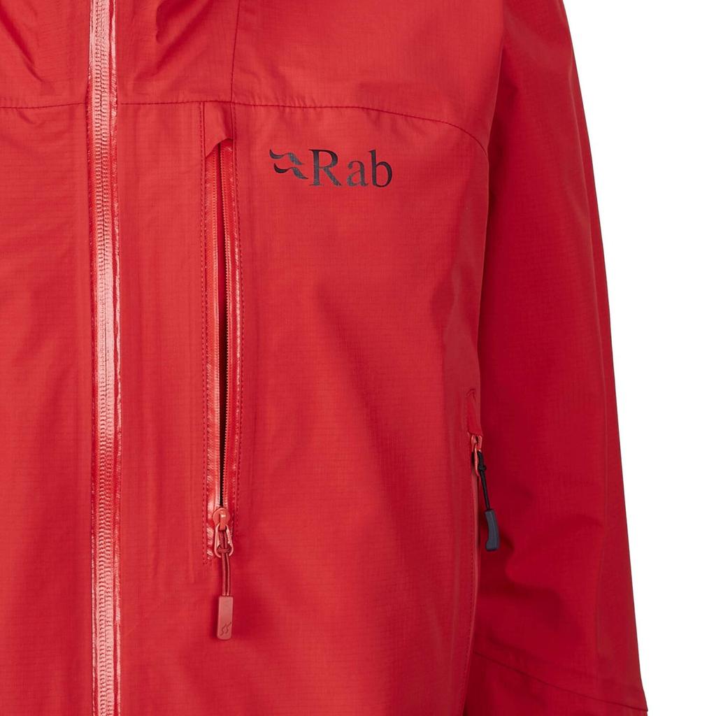 Куртка Rab Firewall Mountain Jacke rot schwarz