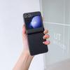 High-End Leather Magnetic Case with Triangle Pattern for Samsung Galaxy Z Flip 6 / Z Flip 5