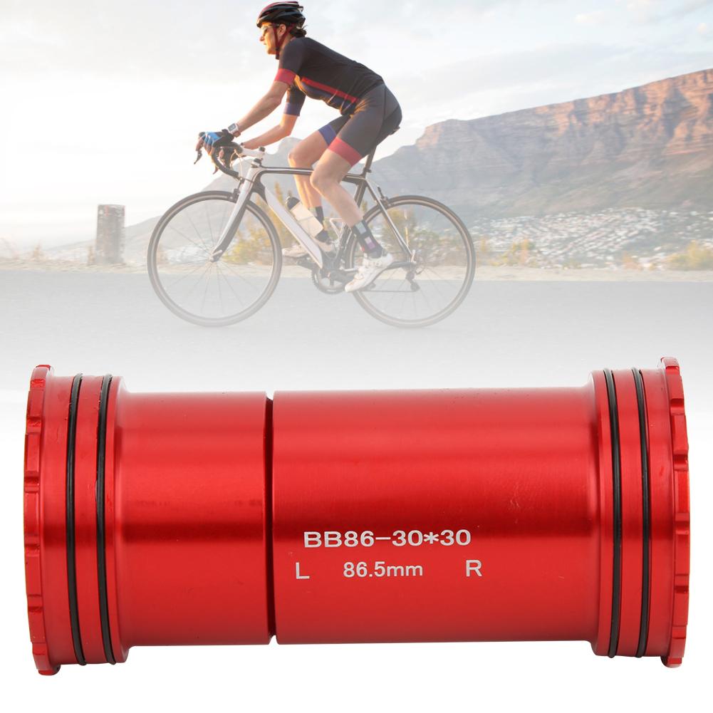   Alloy Bike BB86 Integrated Thread Screw In Locking 4 Bearings Bottom Bracket   Accessory(Black )