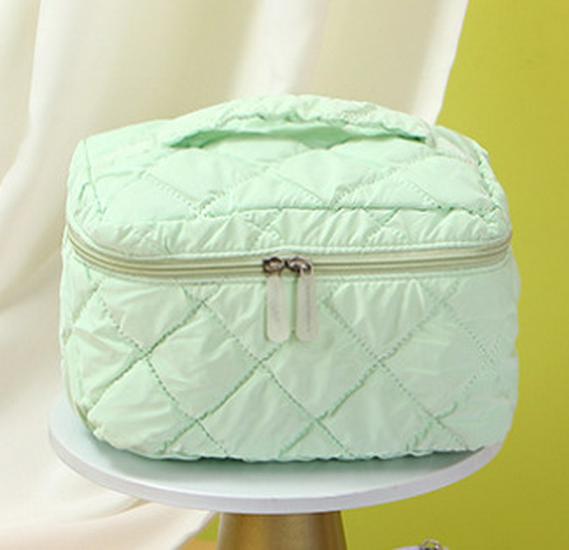 Large-Capacity Waterproof Cosmetic Bag Set - Stylish Solid Color, 3-Piece Portable Toiletry Organizer