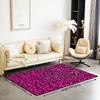 Kids Hot Pink Leopard Decor Carpet Area Rug Animal Print Living Room Rugs for Bedroom for Boys Girls Teens Cheetah Indoor Floor