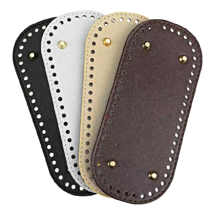 

Handmade Bag Base for Crocheting Bag Shoulder Bag Base Pad 22x10cm 8x18cm PU Leather Bag Base