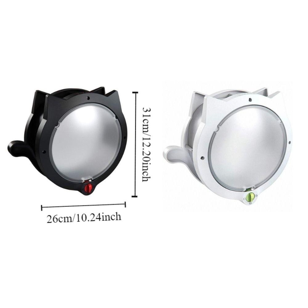 Magnetic Cat Flap Door 4 Locking Modes Bidirectional Opening Pet Archway With Cat Ears Plastic Cat Entry Exit Door