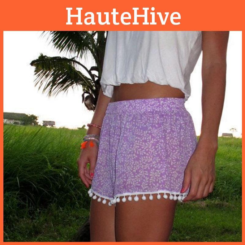 New Women Lady's Sexy Hot Pants Summer Casual Shorts High Waist Short Beach D16 Crafted With Comfortable Spandex Material For All-day Wear