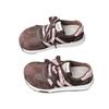 Korean version ins casual sports double shoelaces color matching soft sole big head German training women 2025 new retro Forrest Gump board shoes